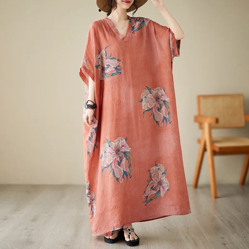 Bohemian Ethnic Summer Dress – Vintage Loose Streetwear-HighTouch