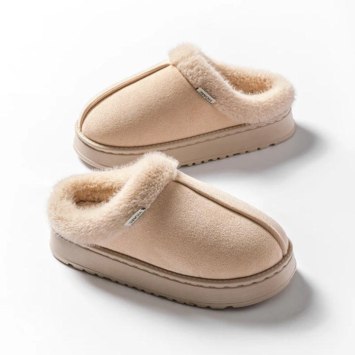 Fluffy Winter Slippers – Warm EVA Anti-Slip Indoor Slippers-HighTouch