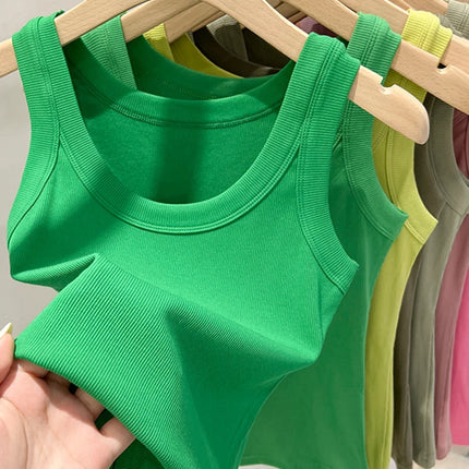 Ribbed Tank Top for Women – Stretch Fit Summer Camisole