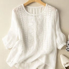 S / White