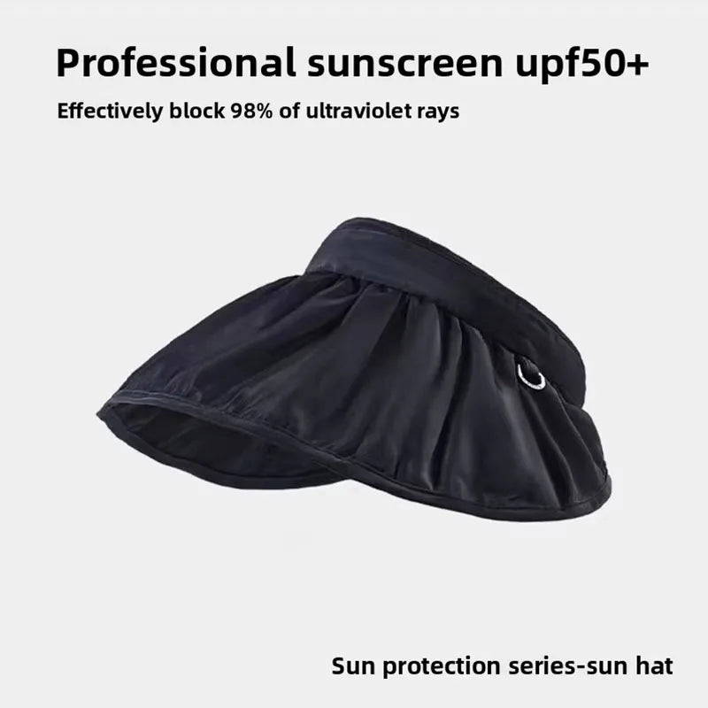 Foldable Wide-Brim UV Sun Hat-HighTouch