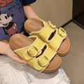 Summer Platform Thong Slippers for Women – Thick Sole Non-Slip Beach Flip Flops-HighTouch