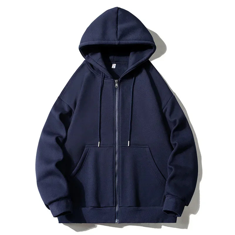 Big & Tall Zip-Up Hoodie Men-HighTouch