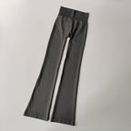 High-Waisted Micro-Flare Compression Yoga & Outdoor Fitness Pants for Women-HighTouch