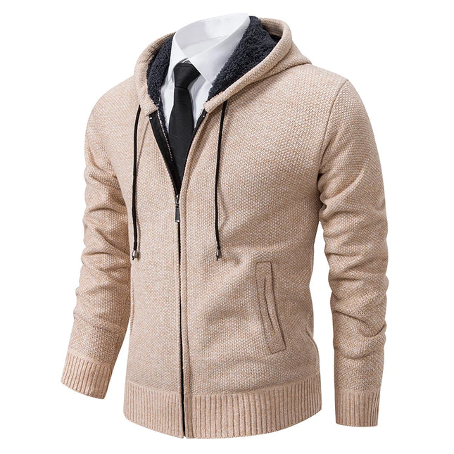 Men’s Fleece-Lined Zip Cardigan