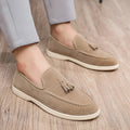 Luxury Suede & Leather Loafers – Men’s Slip-On Driving-HighTouch