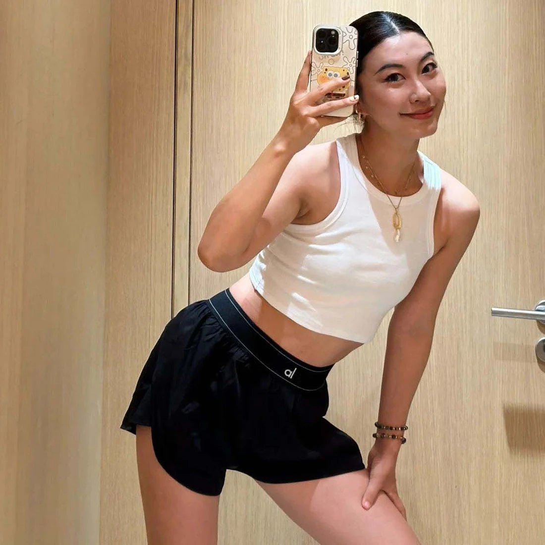 Summer Women's Thin Fast Drying Sports Shorts Elastic High Waist Loose Yoga Shorts Comfortable Yoga Running Gym Shorts