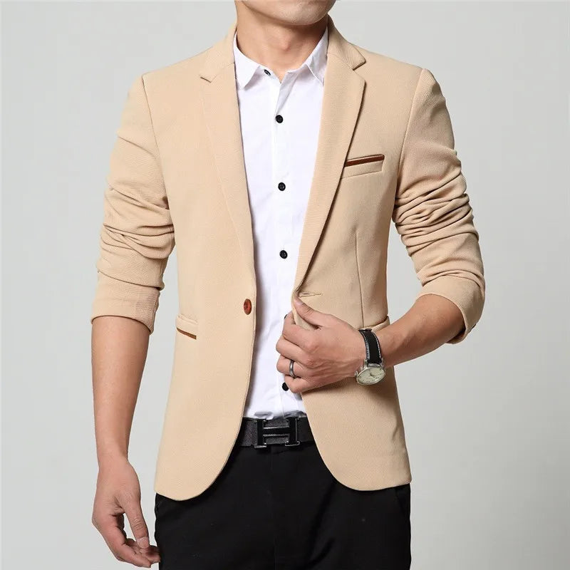 Men’s Slim-Fit Blazer – Wedding & Formal Jacket
