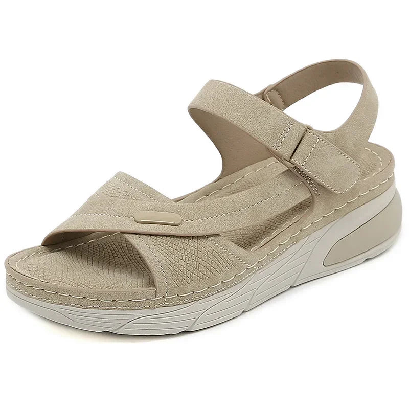 Slip-On Wedge Comfort Sandals Women-HighTouch