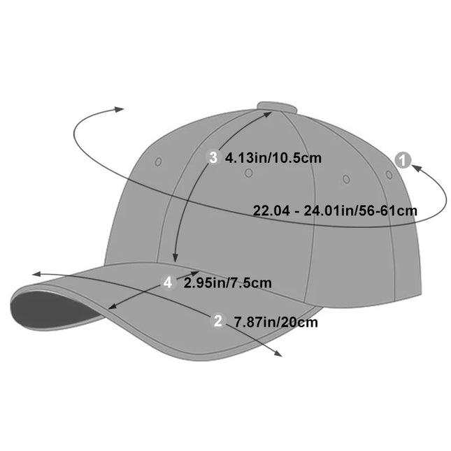 Vintage Cowhide Leather Baseball Cap – Unisex Adjustable Military Style