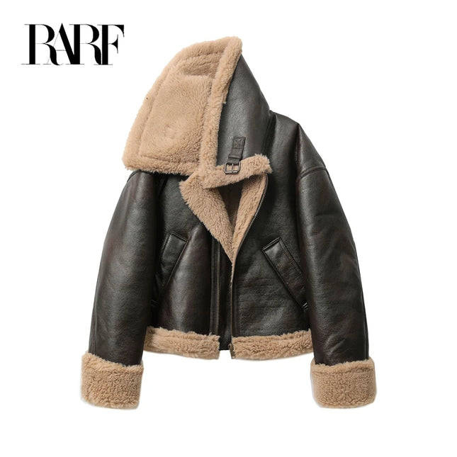 Reversible Double-Sided Short Jacket – Luxe Warm Layering Coat