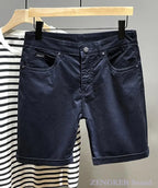 Men's Plus Size Summer Cotton Shorts – Loose Oversized Breeches-HighTouch