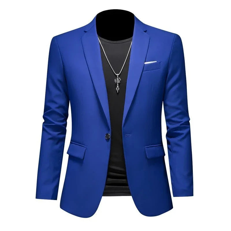 Men’s Slim-Fit Casual Blazer-HighTouch