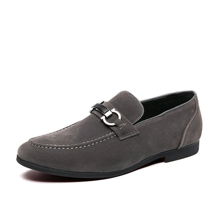Classic Green Suede Moccasins / Loafers – Men’s Slip-On Casual