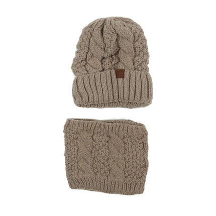 Women’s Winter Knitted Hat & Scarf Set
