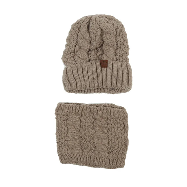 Women’s Winter Knitted Hat & Scarf Set