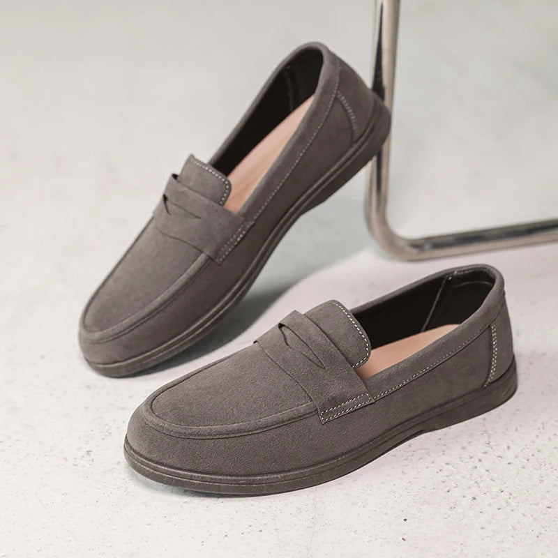 Lightweight Breathable Soft-Sole Slip-On Loafers-HighTouch