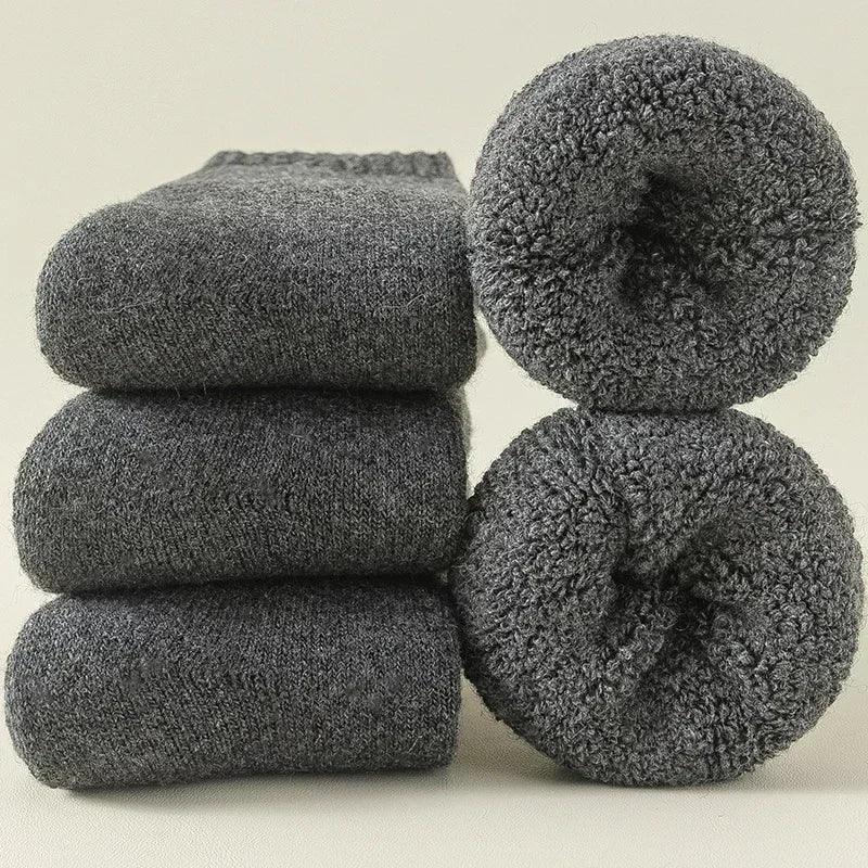 Premium Wool Socks 3 Pack – Warm & Soft