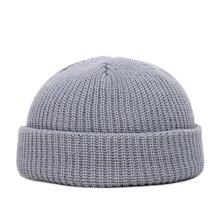 Luxury Winter Knit Beanie – Warm Short Skull Cap (Unisex)