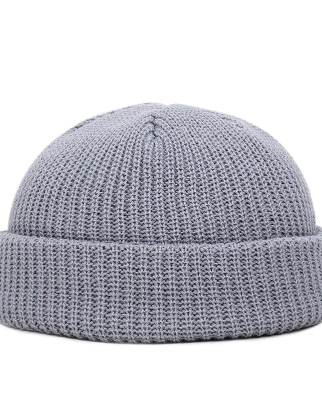 Luxury Winter Knit Beanie – Warm Short Skull Cap (Unisex)