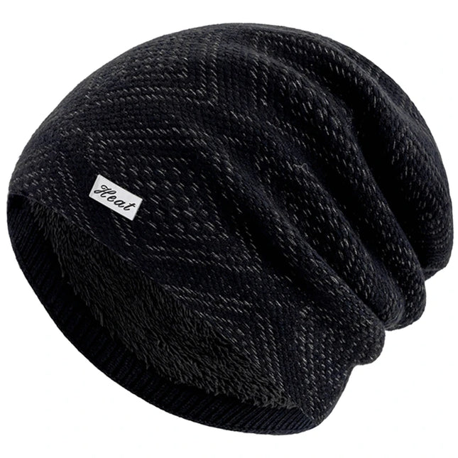 Stripes Knitted Slouchy Winter Beanie for Women