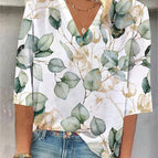 White Green Flower / S