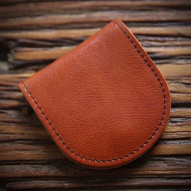 Genuine Leather Mini Coin Wallet