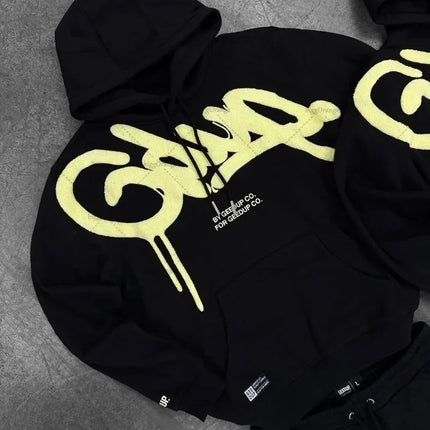 Y2K Harajuku Oversized Letter Hoodie (Thin)