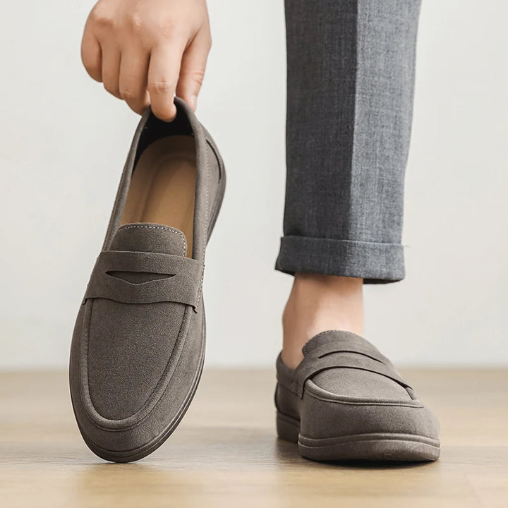 Lightweight Breathable Soft-Sole Slip-On Loafers-HighTouch