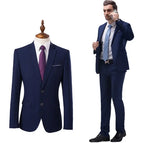 Dark blue 2 buttons / L