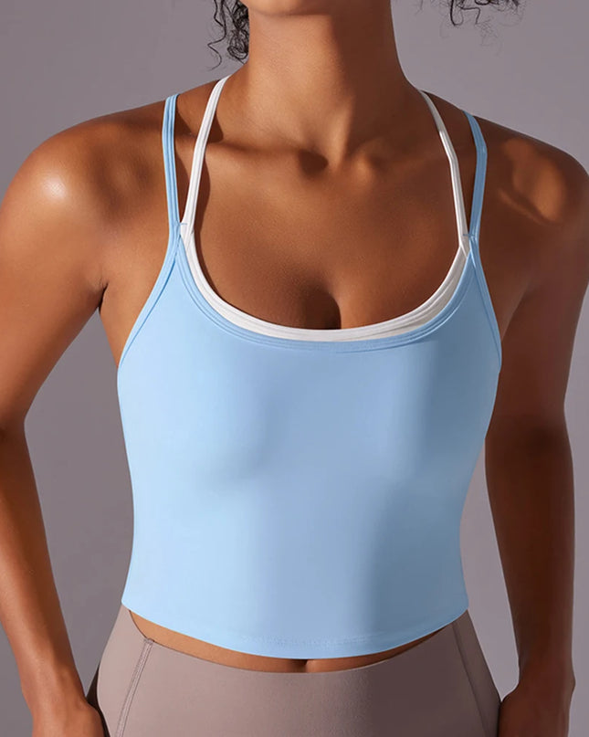 Vrouwen Effen Kleur Fitness Yoga Bh Gym Yoga Top Backless Workout Top Dames Push Up Hardloopsport Bh Sport Ondergoed Yoga Vest