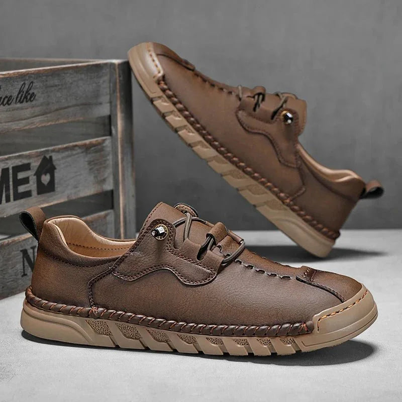 Men's Everett Leather Shoes – Cushioned Comfort
