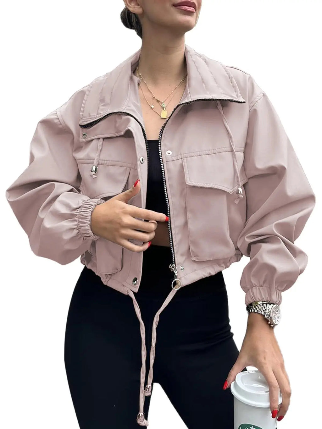 Vintage Loose Winter Overcoat for Women-HighTouch