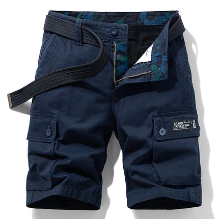 Men’s Cotton Cargo Shorts – Breezy Bermuda Jogger with Utility Pockets