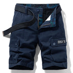 Men’s Cotton Cargo Shorts – Breezy Bermuda Jogger with Utility Pockets-HighTouch
