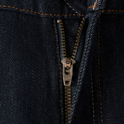 Heavyweight  Fadeless Denim Jeans Men – Regular Fit Autumn Brushed Liner