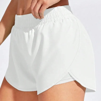 High-Waist Yoga Workout Shorts – Stretch Fitness Activewear for Women