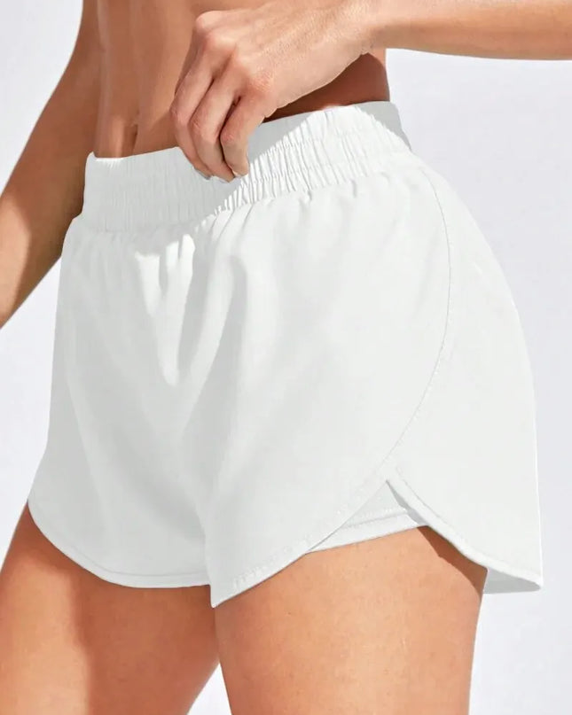 High-Waist Yoga Workout Shorts – Stretch Fitness Activewear for Women