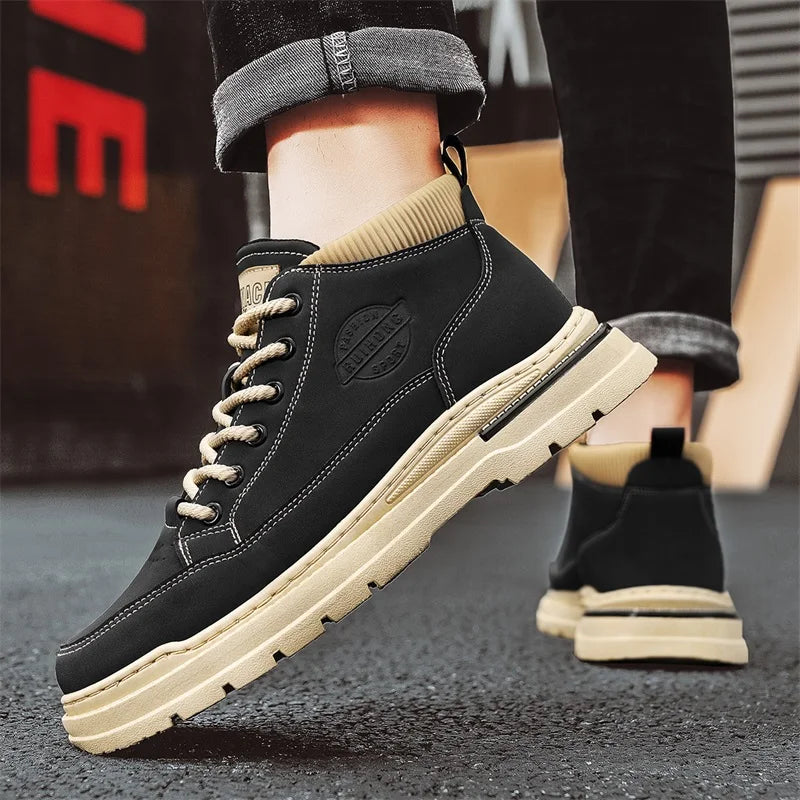Men’s High-Top Anti-Slip Casual Boots
