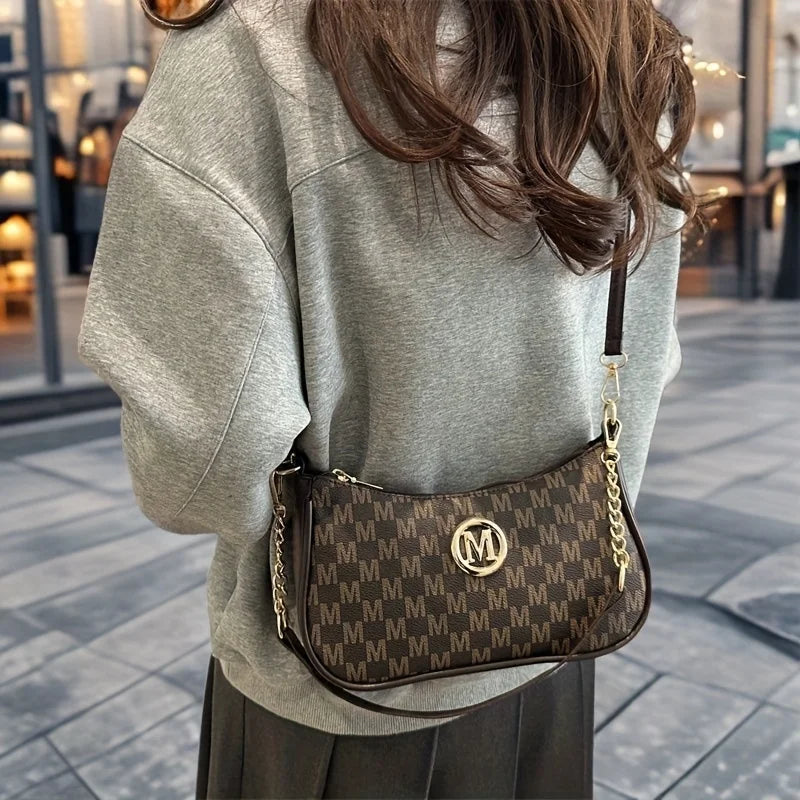 Vintage-Style Crossbody Handbag – Adjustable Strap Women’s Accessory Purse-HighTouch