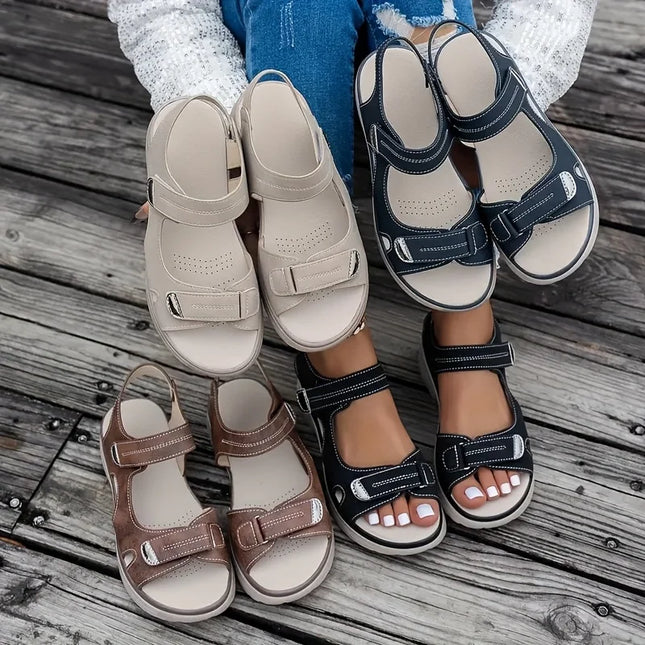 Women’s Lightweight Non‑Slip Wedge Sandals – Plus Size Beach Platform