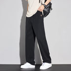 Men’s Lyocell Summer Trousers – Lightweight, Breathable Stretch Pants-HighTouch
