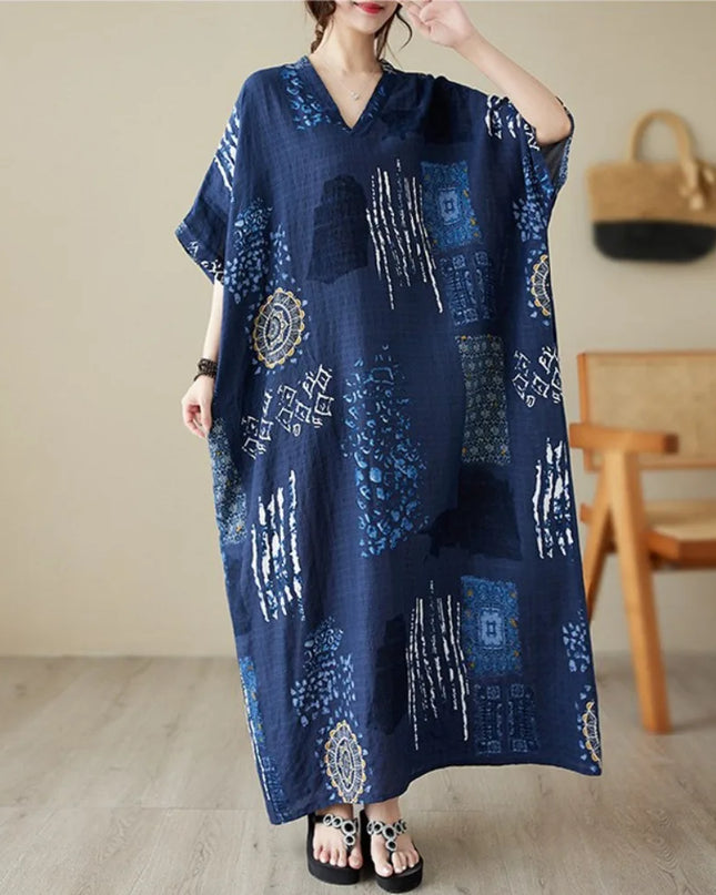 Bohemian Ethnic Summer Dress – Vintage Loose Streetwear