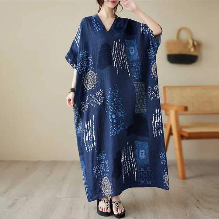 Bohemian Ethnic Summer Dress – Vintage Loose Streetwear-HighTouch