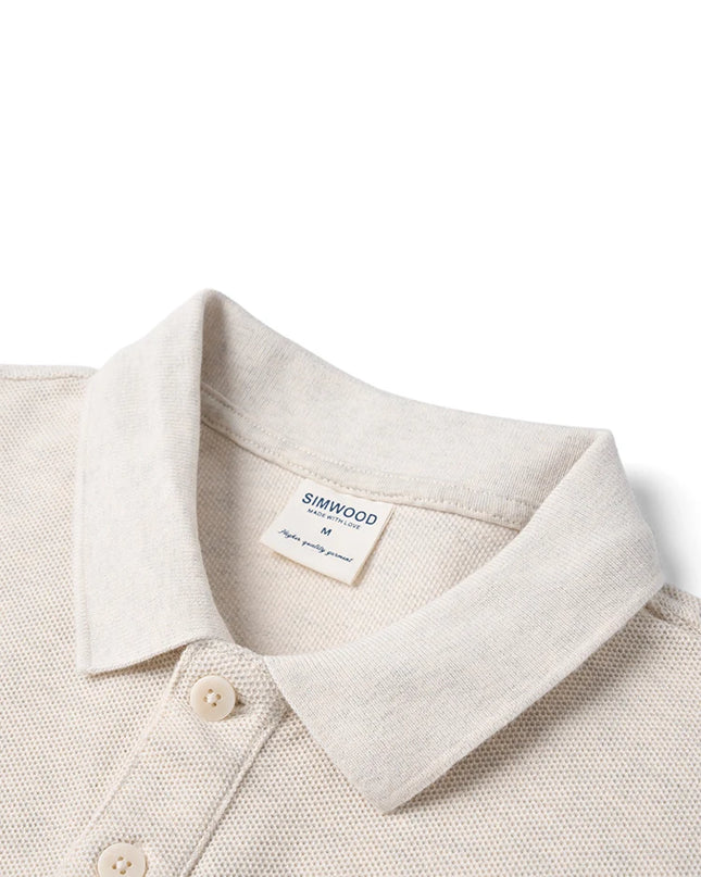 SIMWOOD|Sorona Polo Shirt – 265gsm Breathable T-shirt
