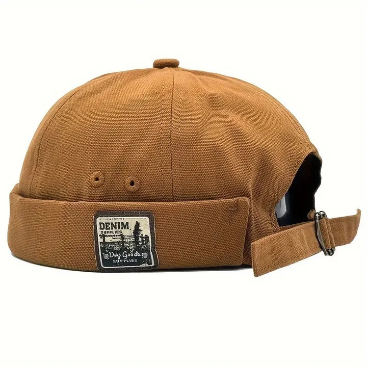 Vintage Washed Cotton Dome / Melon Brimless Cap – Unisex Adjustable-HighTouch