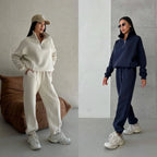 Women’s Fleece Tracksuit Set – Soft Hoodie & Jogger Pants for Cozy Style-HighTouch