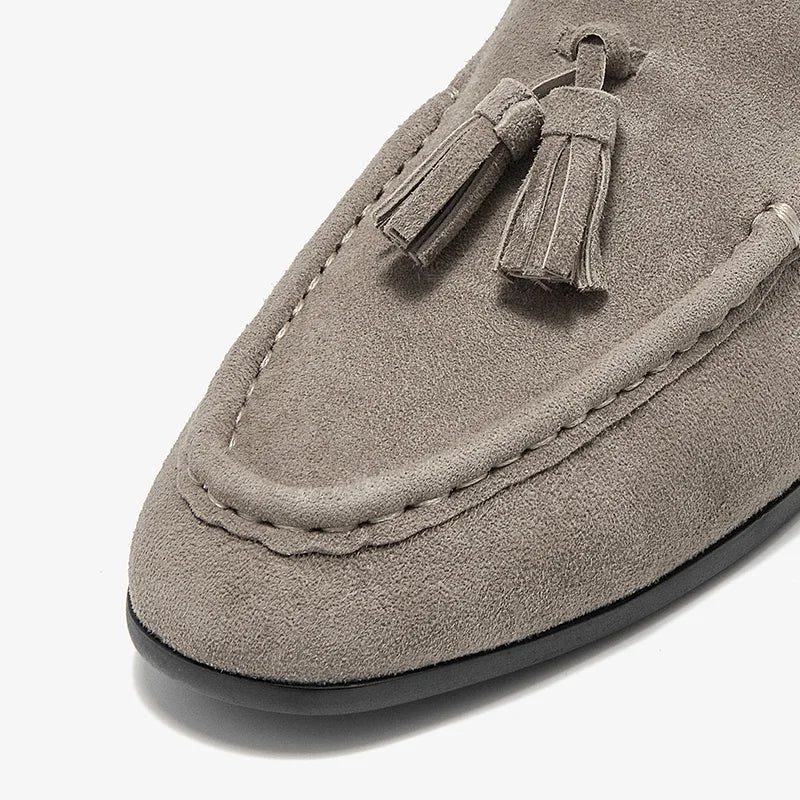 Tassel Suede Loafers UK-HighTouch