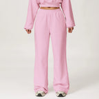 High-Waisted Wide-Leg Yoga & Gym Flared Trousers for Women-HighTouch
