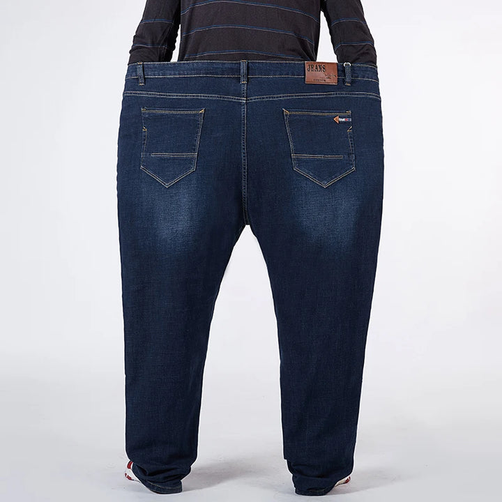 Biggest Size - Premium Stretch Straight-Leg Jeans for Men-HighTouch